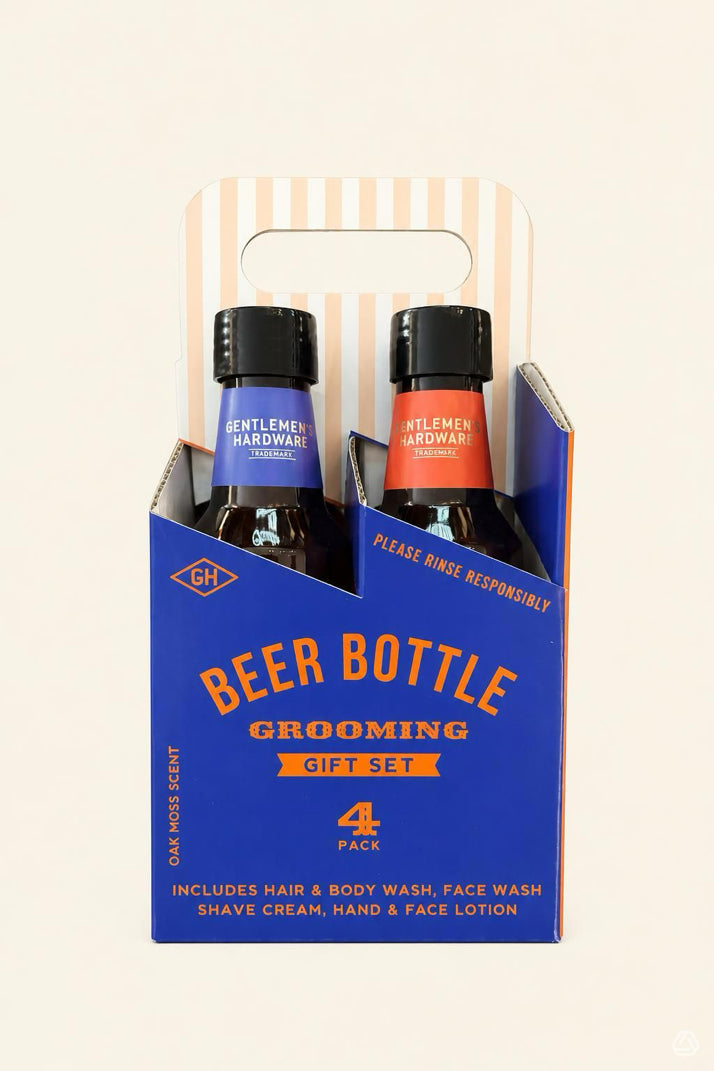 Beer Bottle Grooming Kit